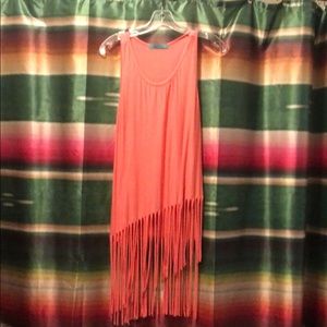 Long fringe tank
